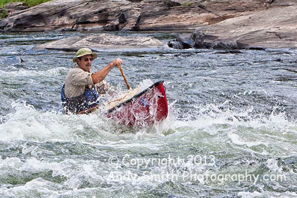 Running the Rapids at Skinner's Falls